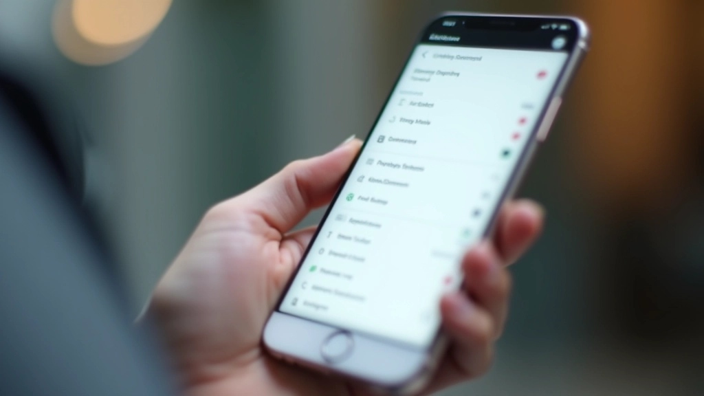 Mobile phone screen showing breadcrumb navigation with adequate touch target spacing and responsive text sizing for easy tapping