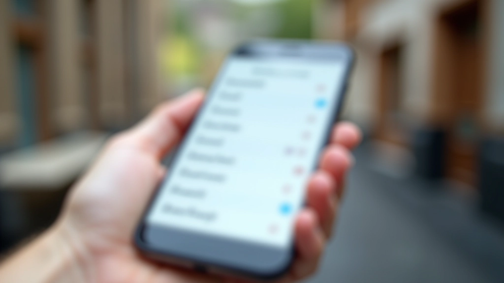 Mobile navigation menu design